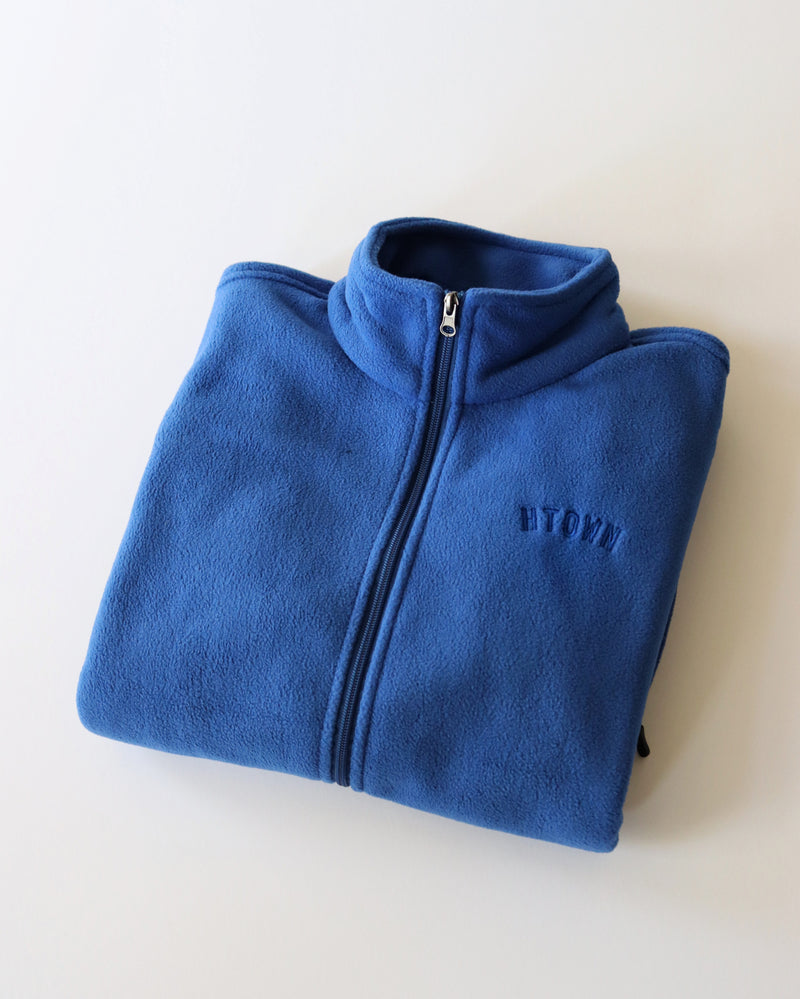 The HTOWN Embroidered Fleece Jacket (Unisex Royal Blue)