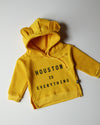 Houston is Everything Toddler Teddy Hoodie (Yellow/Navy)