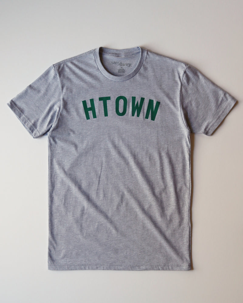 The HTOWN Tee (Unisex Grey/Green)