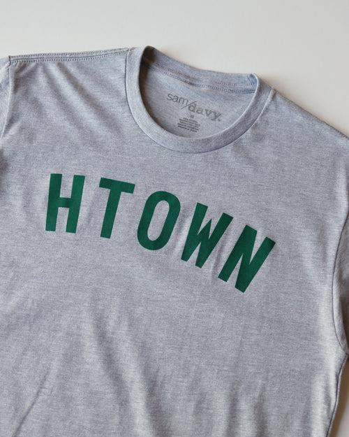 The HTOWN Tee (Unisex Grey/Green)