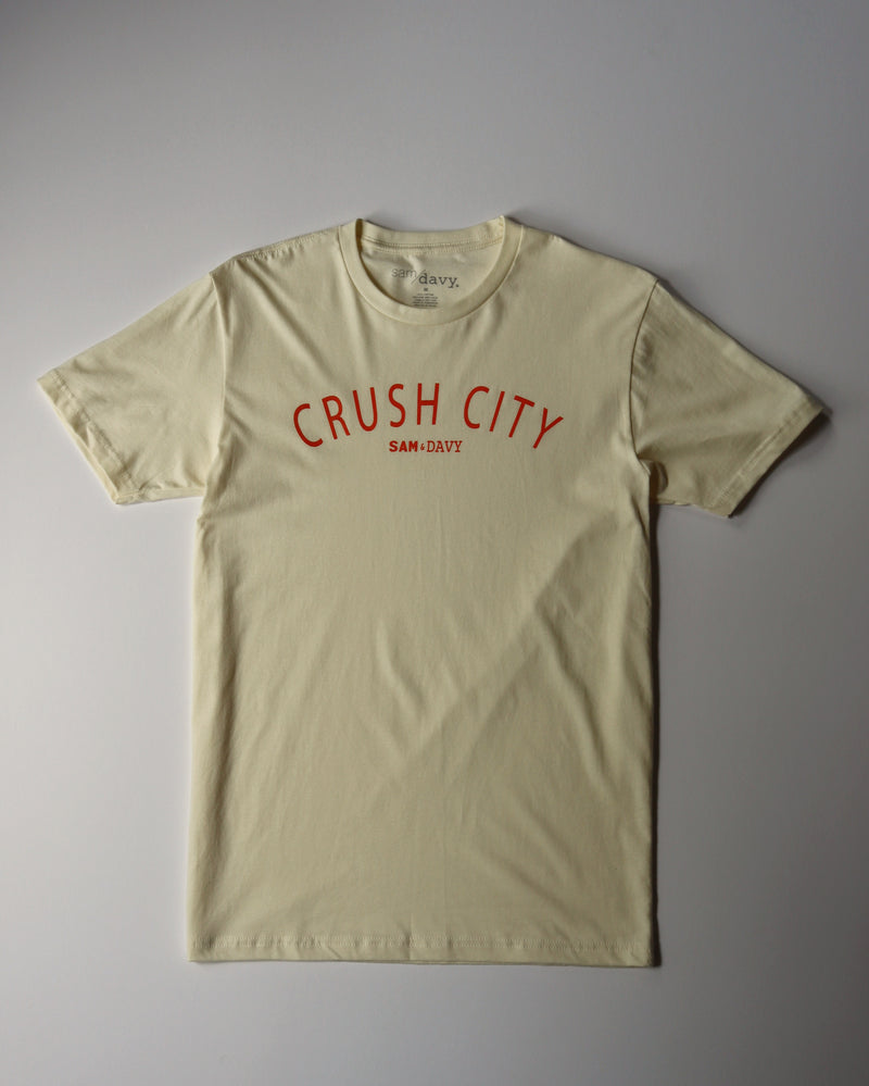 The Crush City Tee (Cream/Orange)
