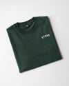 HTOWN Embroidered Signature Tee (Green/White)