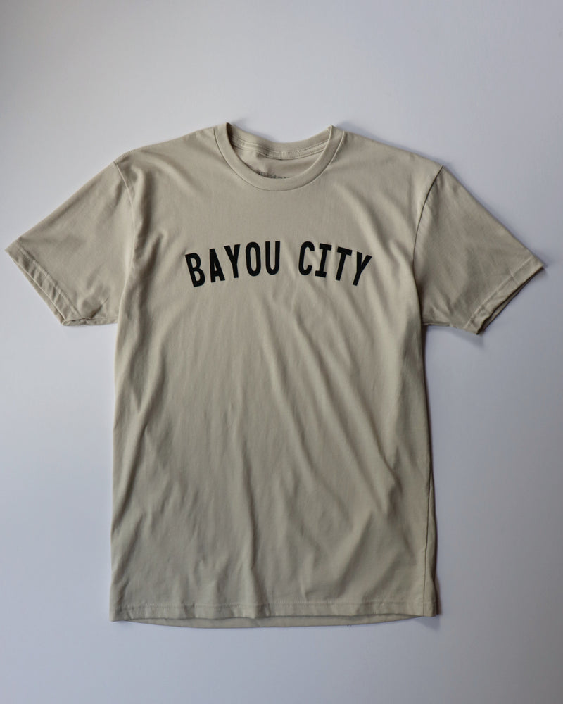 Bayou City Tee (Stone/Black)