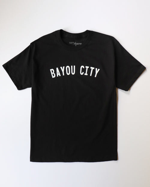 Bayou City Tee (Black/White)