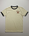 From the H Ringer Tee (Cream/Copper/Black)