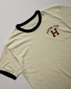 From the H Ringer Tee (Cream/Copper/Black)