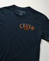 The Crush City Tee (Navy/Orange)