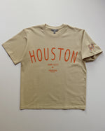 Sam & Davy for the Houston Dash Drop-Shoulder Tee (Tan/Orange)