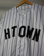 The HTOWN Baseball Jersey (White Pinstripe)