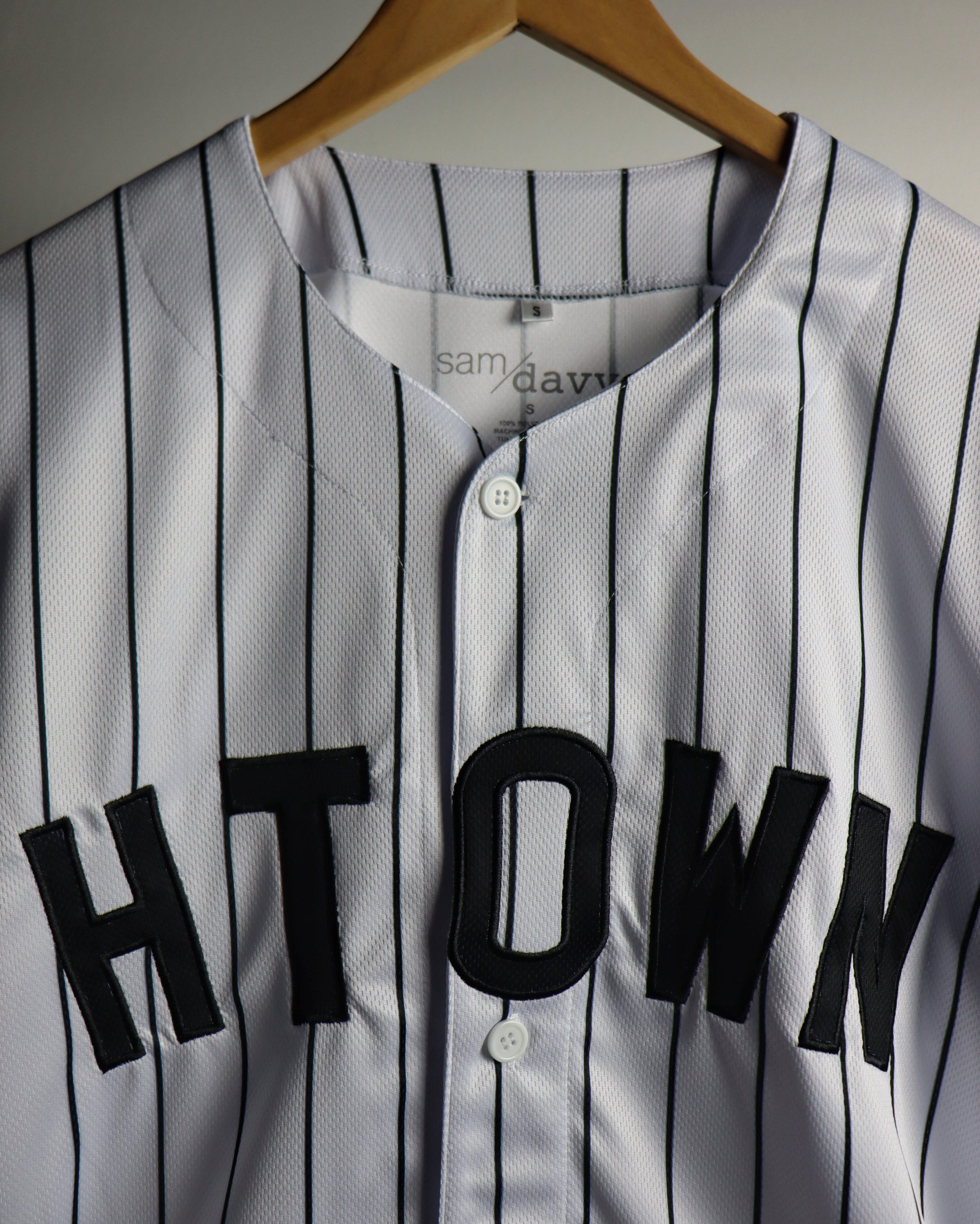 The HTOWN Baseball Jersey (Champagne/Black) – Sam & Davy