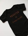 The Houston is Everything Onesie (Black/Copper)