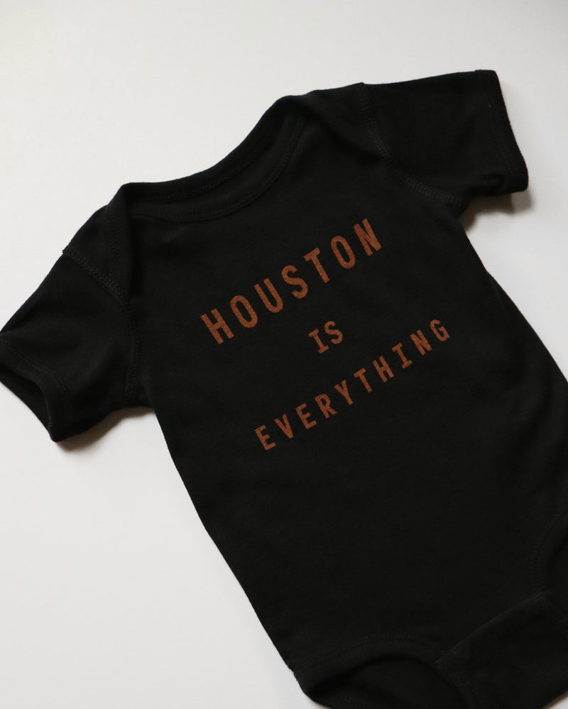 The Houston is Everything Onesie (Black/Copper)