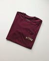 HTOWN Pocket Tee (Maroon/Khaki)