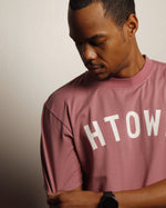 The HTOWN Stretch Tee (Mauve Pink)