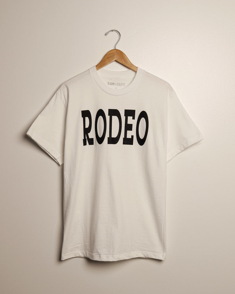 Rodeo 2023 Tee (White/Black)