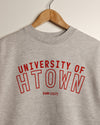 University of HTOWN Crewneck (Grey/Red)