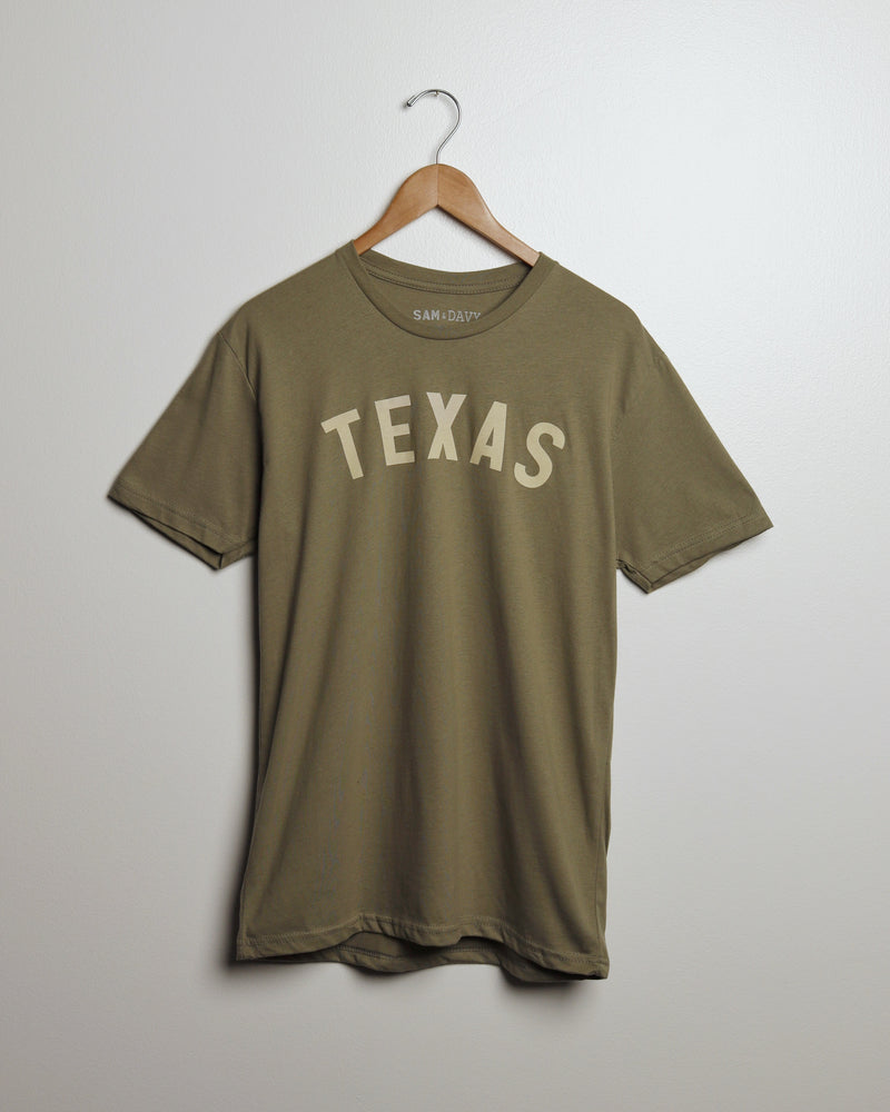 Texas Tee (Moss Green/Khaki)
