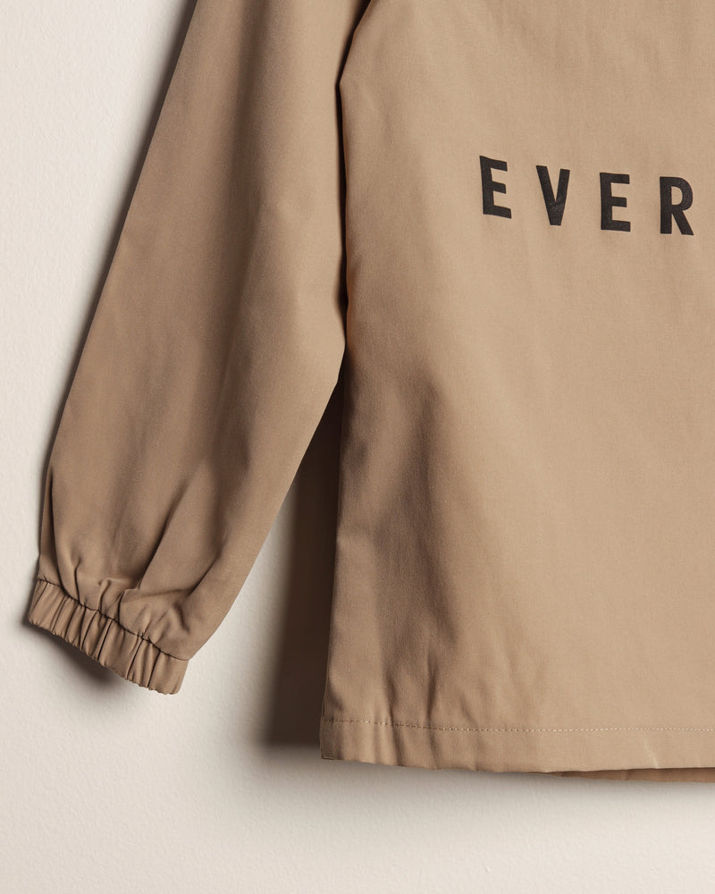 Houston is Everything Youth Windbreaker (Tan/Black)