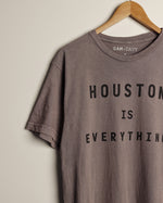 Houston is Everything Lightweight Vintage-Wash Tee (Lavender Grey/Black)