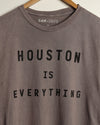 Houston is Everything Lightweight Vintage-Wash Tee (Lavender Grey/Black)