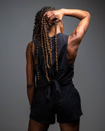 HTOWN Athletic Women’s Breeze-back Tank (Black)
